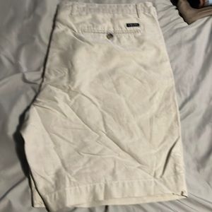 Chaps khaki flat front shorts